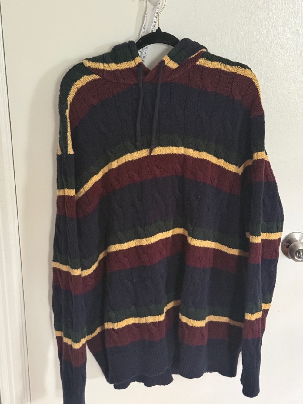 Polo Ralph Lauren Rugby Hoodie 3XL Striped Preppy Retro Classic 90s